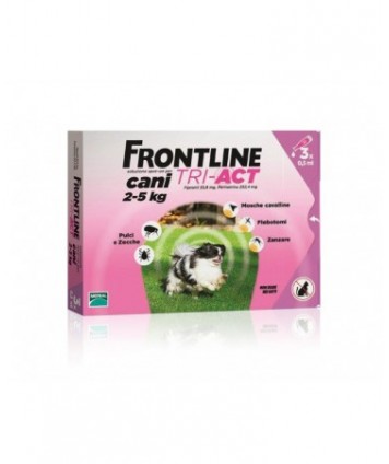 MERIAL FRONTLINE TRI-ACT CANI 2-10KG 3 PIPETTE 0,5ML 